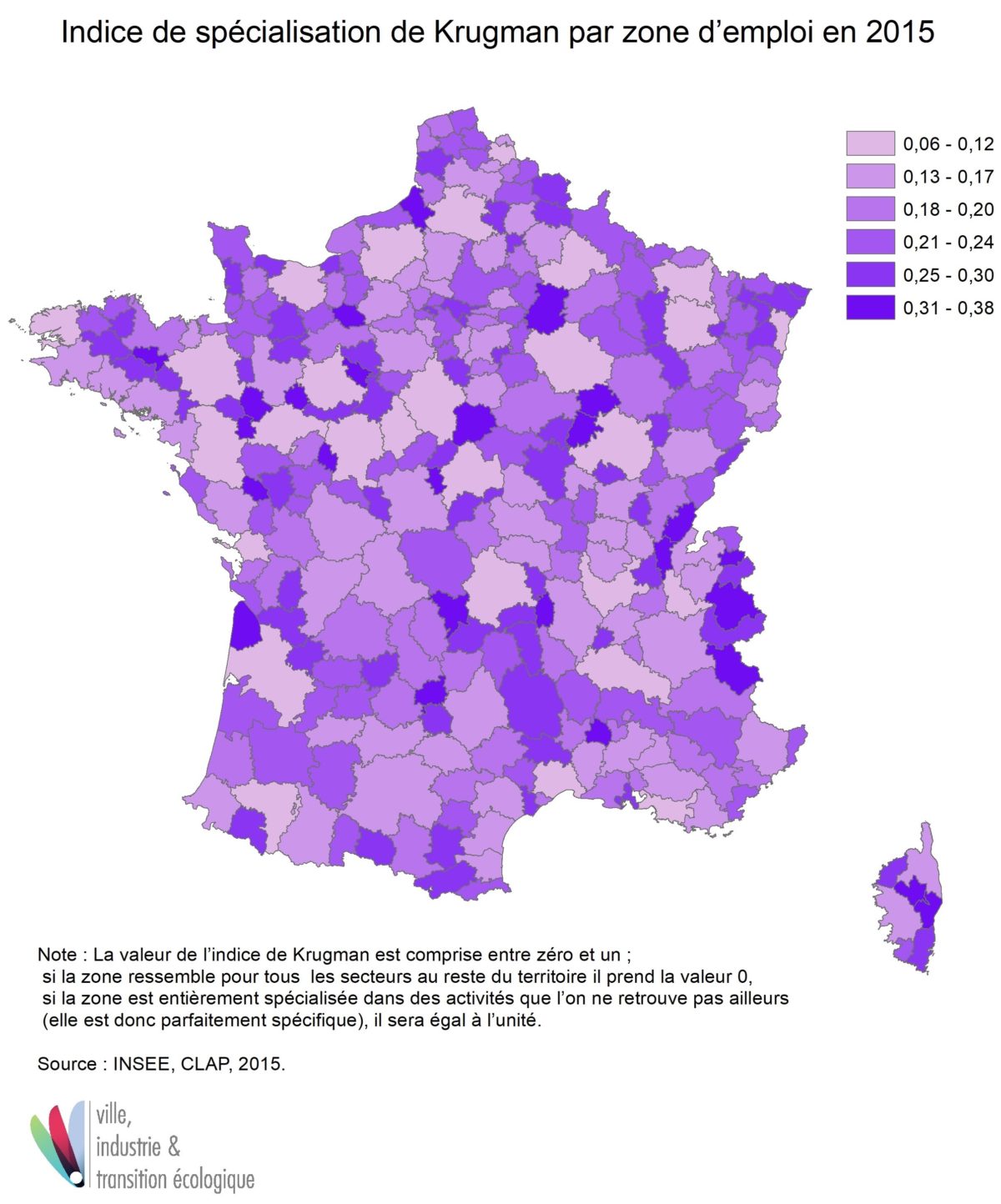 Indice de spécialisation